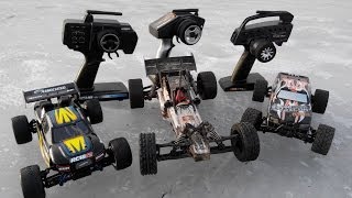 БЮДЖЕТКИ  HPI Mini Recon Team Asso RC18T2 и Wltoys L959 [upl. by Ettennej527]