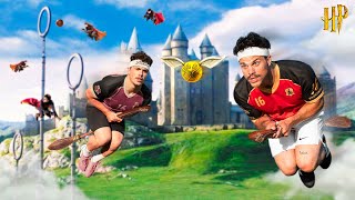 Playing QUIDDITCH in REAL LIFE Harry Potter [upl. by Cleavland]