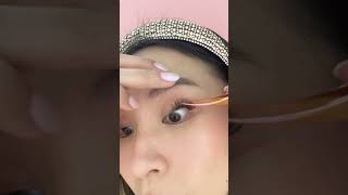 Lash hack Turn strip lashes into extensions [upl. by Lyrret]