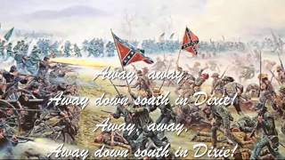 Confederate Song  I Wish I Was In Dixie Land with lyrics [upl. by Diahann]