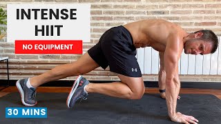 INTENSE HIIT Burn Fat Build Muscle Get Fit  30 Minutes  No Equipment  CrockFitApp [upl. by Sanjay]