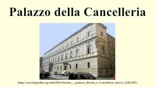 Palazzo della Cancelleria [upl. by Naol]