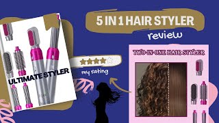 KTEIN 5 in 1 HAIR STYLER Review hairstyle hair haircare review straighthair curlyhair fof [upl. by Acinimod]