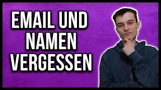 Twitch Email Adresse und Benutzername vergessen [upl. by Ellahcim]