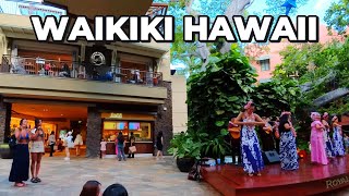 4K Waikiki  Kalakaua Ave Honolulu Oahu Hawaii  July 2024 [upl. by Giraldo]