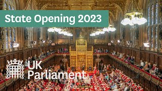 State Opening of Parliament 2023 [upl. by Nnalorac609]