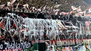 Recibimiento NEWELLS vs boca cuartos de final Copa Libertadores de America [upl. by Pazice]