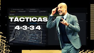 LA FORMACIÓN MÁS OFENSIVA Y DIVERTIDA DE FIFA 22 TÁCTICAS E INSTRUCCIONES DE LA 4334 [upl. by Daisi512]