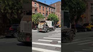 shorts New York City Department of Sanitation street sweeper [upl. by Haleeuqa]