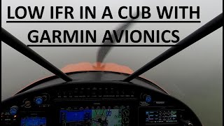 Low IFR LPV approach with Garmin G3X in a Carbon Cub [upl. by Nikoletta]