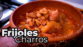 Los mejores FRIJOLES CHARROS que vas a probar  JUS PALTA  Comida Casera [upl. by Haela]