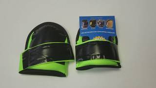 Troxell Large Super Soft Neoprene Knee Pads  High Visibility Green [upl. by Briscoe]