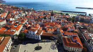 Funchal Madeira Portugal  view by drone  2016 [upl. by Morehouse]