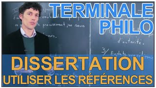 Dissertation  utiliser les références  Philosophie  Terminale  Les Bons Profs [upl. by Tymothy285]