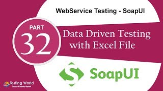 WebService Testing SoapUI Tut24 Data DrivenExcel1 Soapui Certification 918743913121100 [upl. by Ehr45]