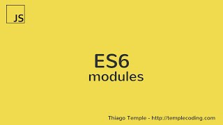 ES6 Modules [upl. by Atekahs]