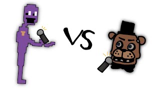 afton family VS fnaf 1  singing battle  fnaf  my au  gacha club [upl. by Torbart]