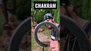 Chakram vs Army Knife shorts military skills [upl. by Argyle323]