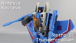 Nemesis Reviews Transformers Retro G1 Thundercracker 2023 Reissue [upl. by Sura]