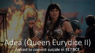 Adea Queen Eurydice II forced to commit suicide in 317 BCE [upl. by Harifaz681]