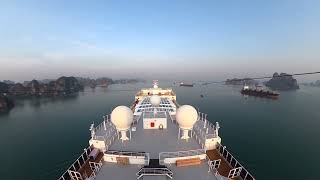 20241112 Arrival ms Noordam in Halong Bay Vietnam [upl. by Tfat]