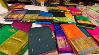 ✨💥Diwali sarees wedding collection pure silks 5 to 50 offer  fancy sarees starting 550₹ … [upl. by Seditsira]