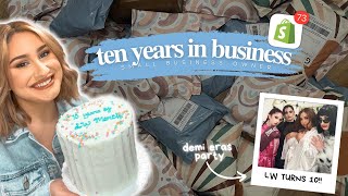 Launch Day Vlog  10 YEARS IN BUSINESS  Launch Prep Packing Orders Small Business Owner [upl. by Tibbetts]