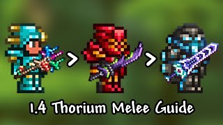 OUTDATED Melee Loadouts Guide  Thorium Mod v17 Terraria 14 Update [upl. by Chane48]