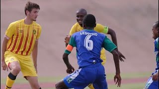 Zimbabwe 4 1Lesotho Highlights COSAFA u20 [upl. by Jasik]