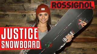 2018 Rossignol Justice Snowboard  Womens  Review  TheHousecom [upl. by Garrard]