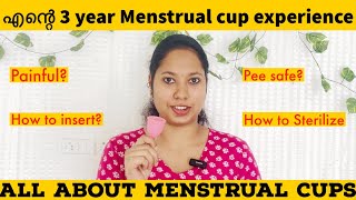 All about Menstrual Cups  How to Use  Insertion and Removal  General Questions answered [upl. by Nevada]