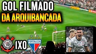 REAÇÃO DA TORCIDA GOL DE CANTILLO NOS ÚLTIMOS MINUTO  CORINTHIANS 1X0 FORTALEZA [upl. by Eerrehs31]