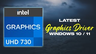 How To Download amp Install Intel UHD 730 Graphics Driver [upl. by Little]