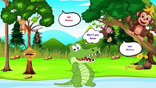 The Monkey amp The Crocodile A Lesson in Friendship [upl. by Breskin]