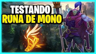 TESTANDO A RUNA QUE ESTÃO USANDO NO JAX JAX VS POPPY  League of Legends [upl. by Awad]