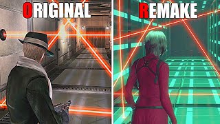 Laser Room  Resident Evil 4 Original 2005 vs Remake 2023 [upl. by Phenice135]