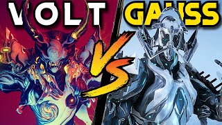 VOLT VS GAUSS WHO IS THE BETTER SPEEDSTER WARFRAME [upl. by Murvyn]