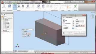 Inventor Grundlagen Tutorial Einführung und Extrusion wwwcadschulecom [upl. by Marni]