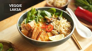 Veggie Laksa Recipe  Easy Laksa Recipe [upl. by Ferna]