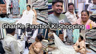 Ghr Ke Function Ki Shopping 🛍️  Mere Aur Husband Ke Kapdo Ki Shopping 👍 [upl. by Emmuela465]