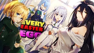 Every Easter Egg in Isekai Quartet Part 2 More OVERLORD KONOSUBA REZero amp YOUJO SENKI References [upl. by Yellat183]