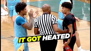 Mikey Williams vs Jared McCain Got HEATED San Ysidro vs Corona Centennial [upl. by Dorcea]