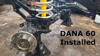 Dodge M37 Cummins Front Axle installation Episode 11 [upl. by Rekoob]