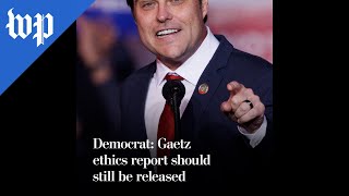 Democrat Gaetz ethics report should still be released [upl. by Fernande]