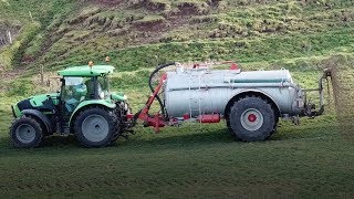 Gülle fahren 2019  Deutz 51054G und Kirchner Güllefass [upl. by Merkle]