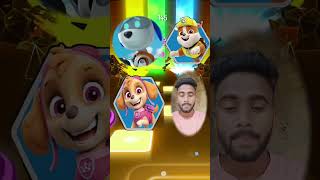 Paw Patrol Chase vs Paw patrol Rubble vs Paw patrol Skye X Coffin Dance Tiles Hop Edm Rush [upl. by Molli205]