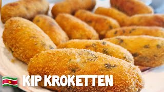 Surinaamse kip kroket receptSurinamese Chicken croquettes recipe [upl. by Zil]