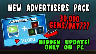 Growtopia  All About The New Advertisers Pack 2021 [upl. by Akiwak]