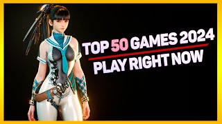 Top 50 New Games of 2024 You Can Play Right Now [upl. by Ynohtnaeoj]