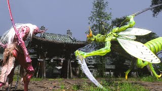 EmeraldArmed Mantis vs Bosses  Secret Boss Fight  Black Myth Wukong [upl. by Nnaeirelav890]